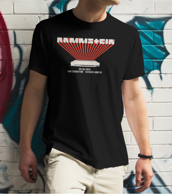 Rammstein 05.06.2024 San Sebastián Estadio Anoeta Tour T-Shirt