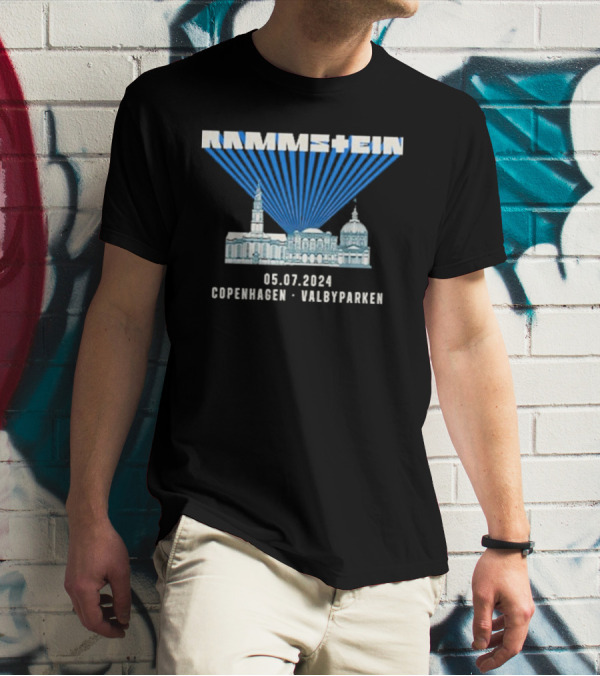 Rammstein Copenhagen Valbyparken 05.07.2024 Tour T-Shirt