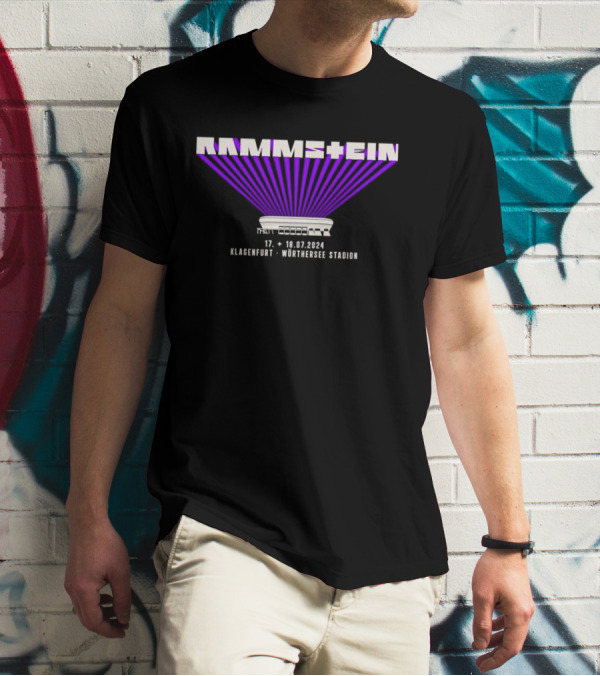Rammstein Klagenfurt Wörthersee Stadion 17.+18.07.2024 T-Shirt