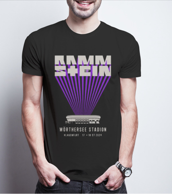 Rammstein Wörthersee Stadion Klagenfurt 17 18 07 2024 Europe Stadium Tour T-Shirt