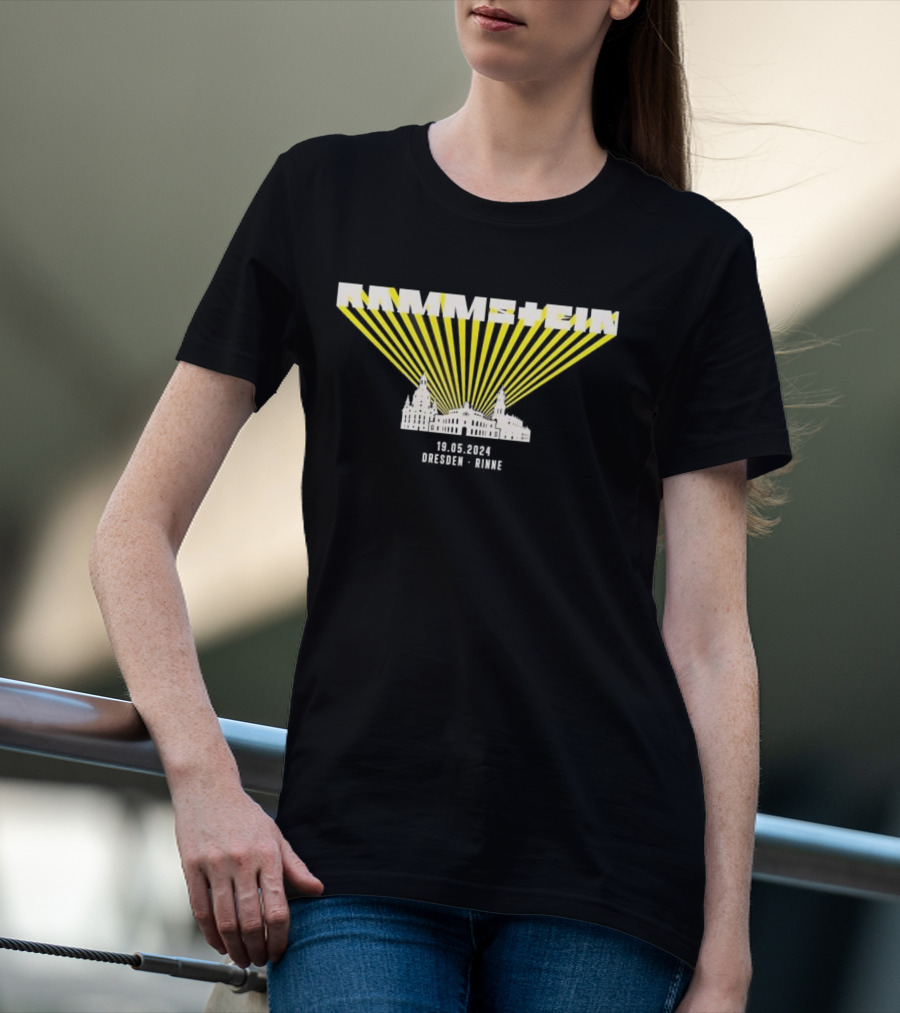 Rammstein 19-05-2024 Dresden Rinne New Show Added T-Shirt