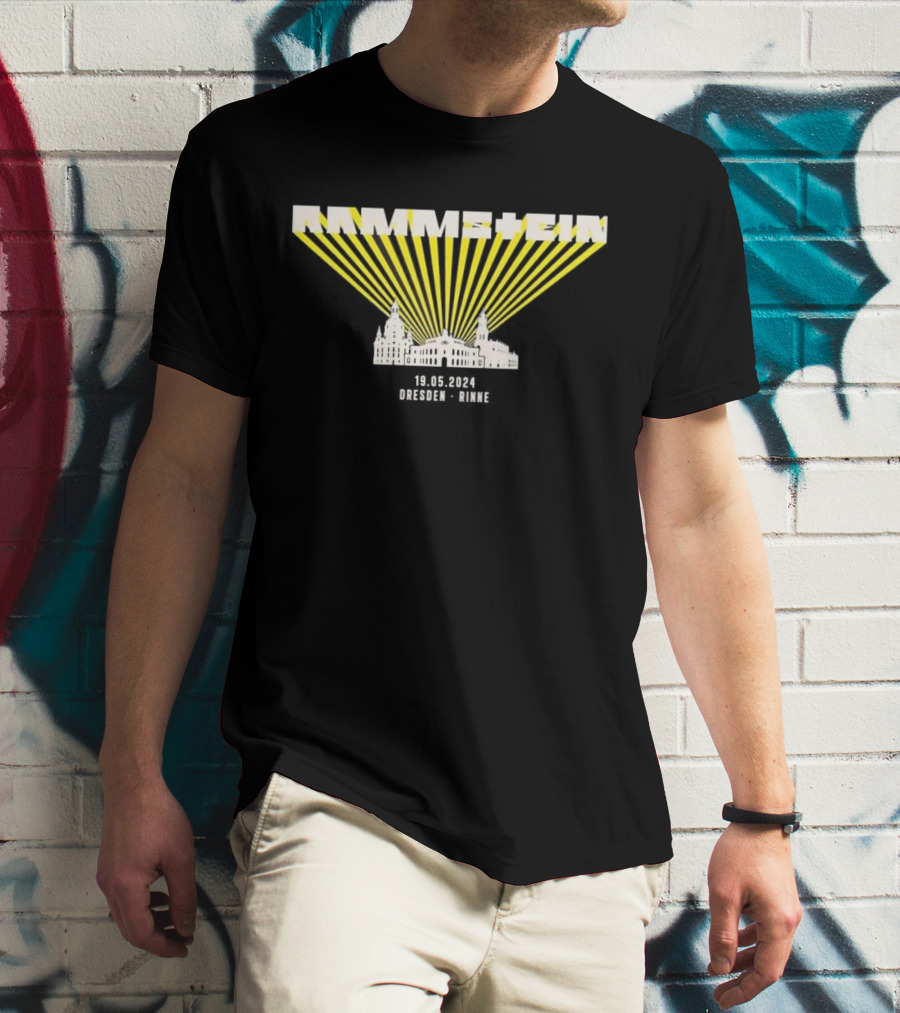 Rammstein 19-05-2024 Dresden Rinne New Show Added T-Shirt