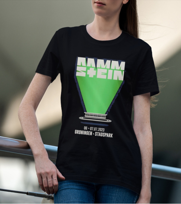 Rammstein Stadspark Groningen 06-07.07.2023 Concert Event T-Shirt