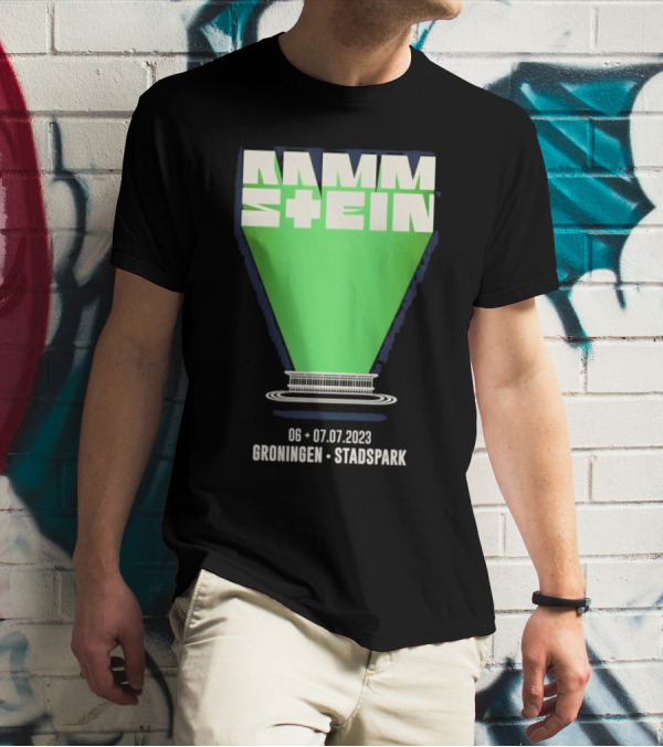 Rammstein Stadspark Groningen 06-07.07.2023 Concert Event T-Shirt