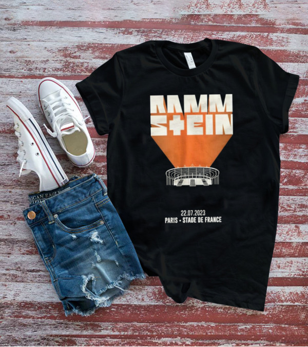 Rammstein Stade De France Paris 22.07.2023 Concert Tour T-Shirt