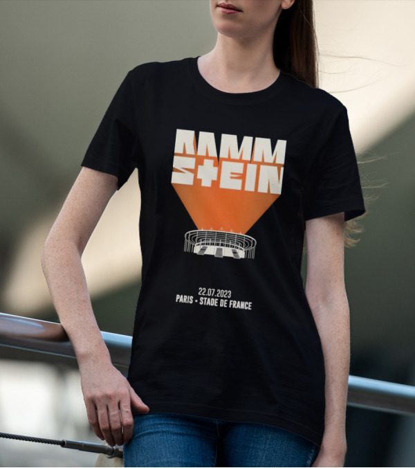 Rammstein Stade De France Paris 22.07.2023 Concert Tour T-Shirt