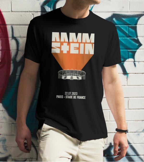 Rammstein Stade De France Paris 22.07.2023 Concert Tour T-Shirt