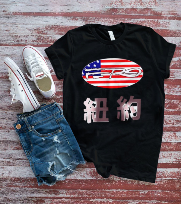 Awake NY Ferg American Flag Oval Logo T-Shirt