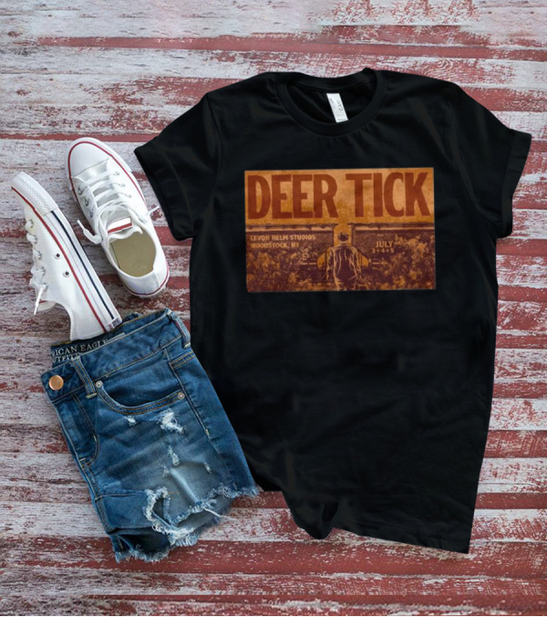 Deer Tick July 3-5 2024 Levon Helm Studios Woodstock NY Concert Event T-Shirt