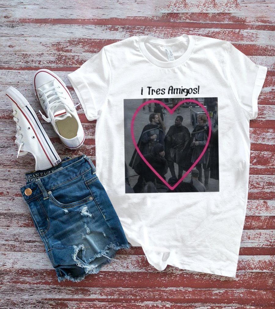 Martyn Reyne I Tres Amigos Aegon’s Friends Heart Scene T-Shirt