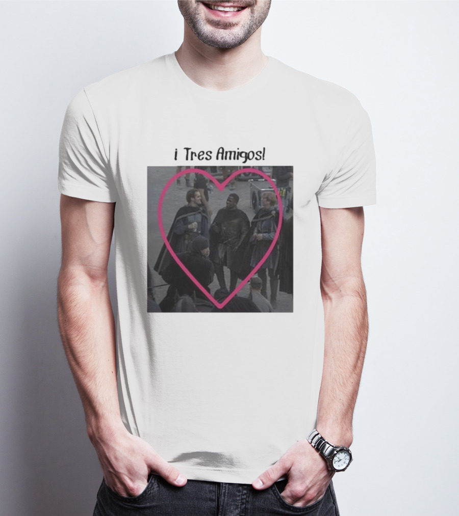 Martyn Reyne I Tres Amigos Aegon’s Friends Heart Scene T-Shirt