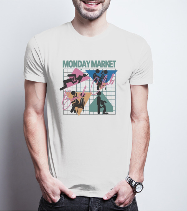 Monday Market Beach Club Geometric Leisure T-Shirt