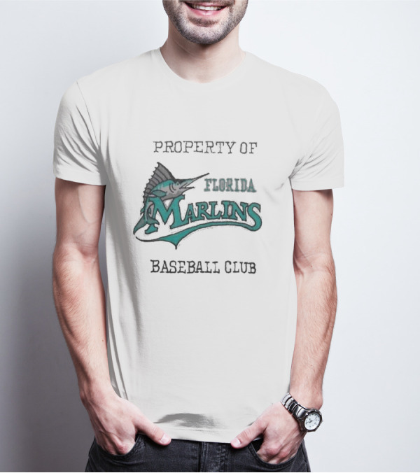 Property Of Florida Marlins Baseball Club T-Shirt