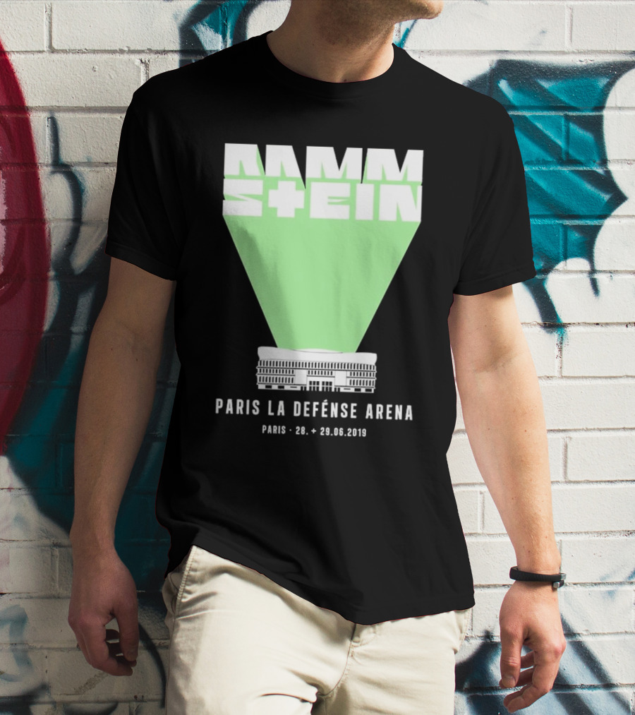 Rammstein Paris La Défense Arena 28 + 29.06.2019 Concert Event T-Shirt