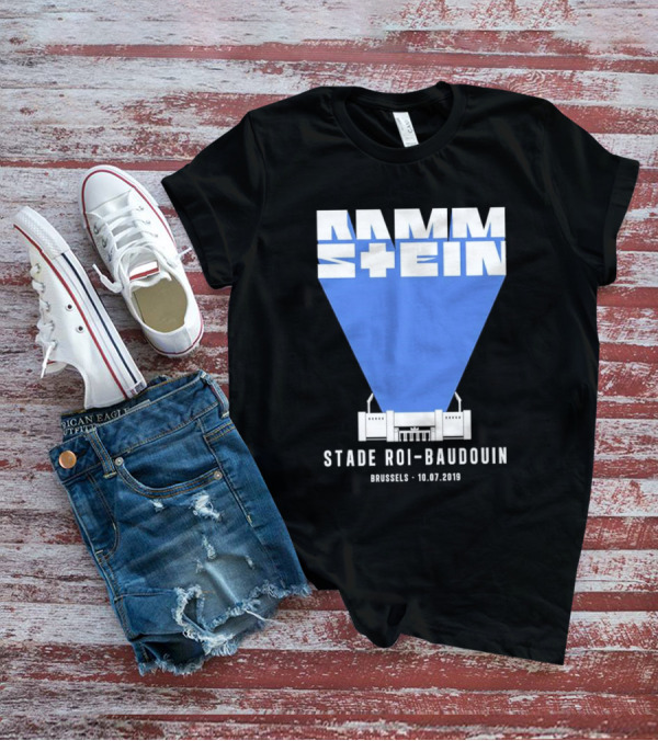 Rammstein Stade Roi-Baudouin Brussels 10.07.2019 Concert Event T-Shirt