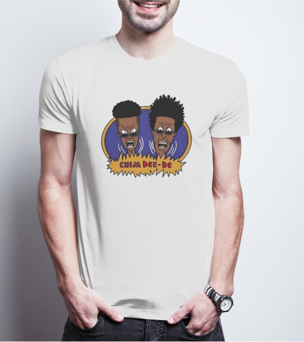 Chim Dee-De Beavis And Butt-Head Cartoon Characters With Bold Expressions T-Shirt