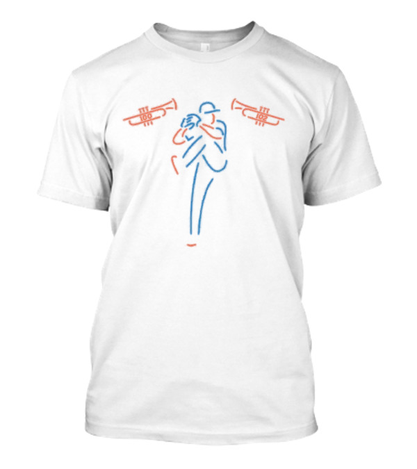 Edwin Díaz New York Mets Neon Baseball Pitcher 102 Trumpets T-Shirt
