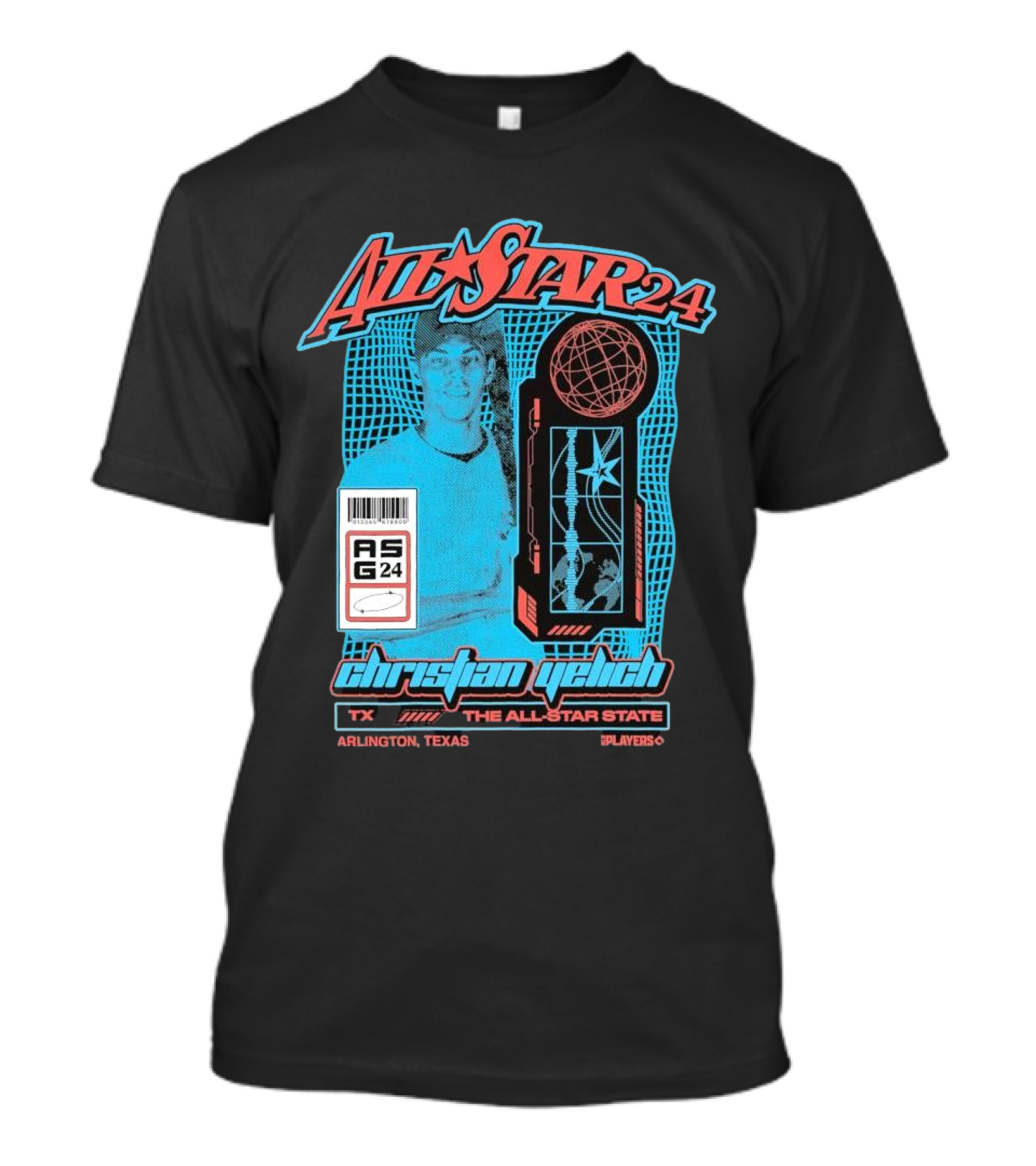 All-Star 24 Christian Yelich ASG 24 TX The All-Star State Arlington Texas T-Shirt