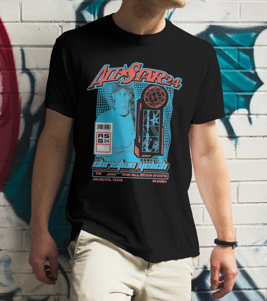 All-Star 24 Christian Yelich ASG 24 TX The All-Star State Arlington Texas T-Shirt