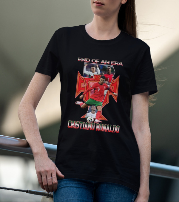 End Of An Era Cristiano Ronaldo FPF Portugal Signature 7 T-Shirt