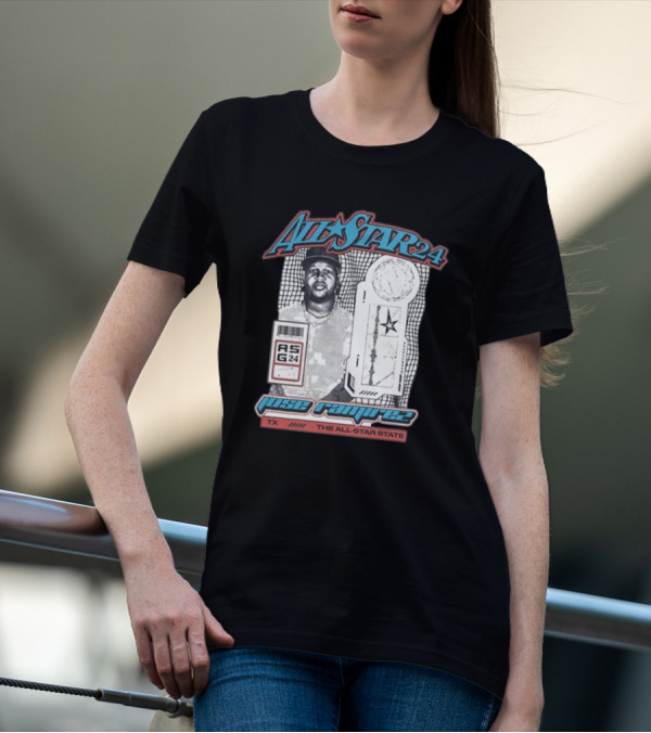 All-Star 24 ASG Jose Ramirez TX The All-Star State T-Shirt