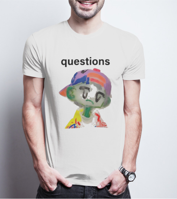 Kikillopieces Colorful Character Questions T-Shirt