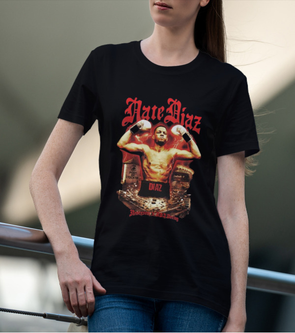 Nate Diaz Represent Port Stockton Boxing July 6th 2024 MMXXIV T-Shirt