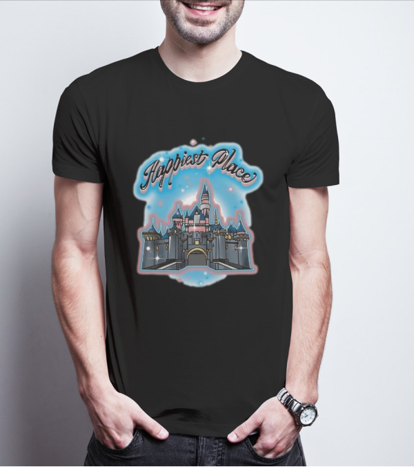 Happiest Place Rope Drop Threads Castle T-Shirt