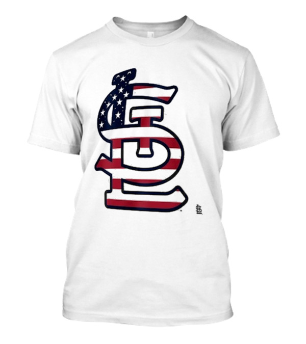 St. Louis Cardinals Stars And Stripes 4th Of July T-Shirt