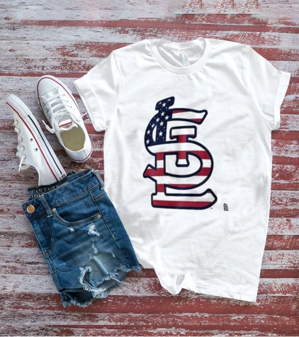 St. Louis Cardinals Stars And Stripes 4th Of July T-Shirt