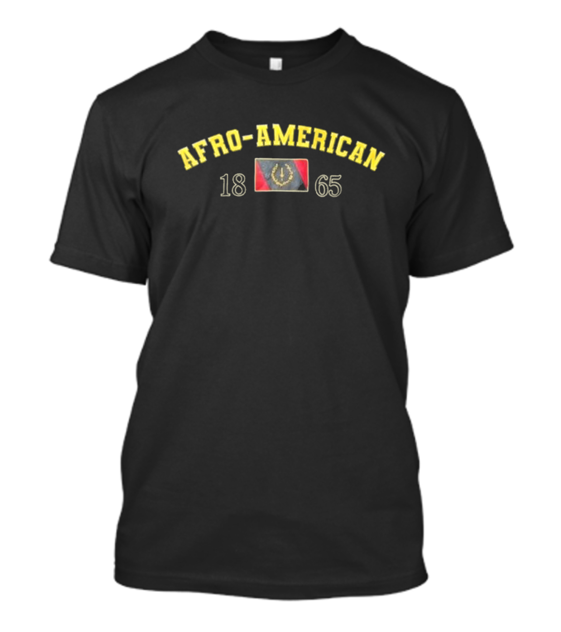 Afro-American 1865 Heritage Flag T-Shirt