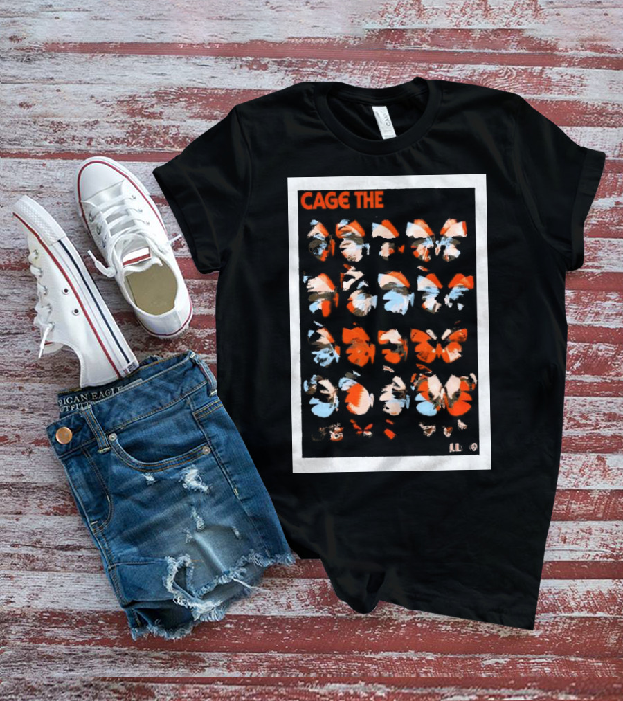 Cage The Elephant Butterfly Pattern Isleta Amphitheater Albuquerque July 9 T-Shirt
