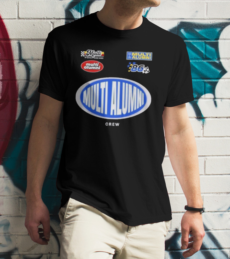 Big K.R.I.T. Multi Alumni Racing Crew 86 High-Quality Bass Music T-Shirt