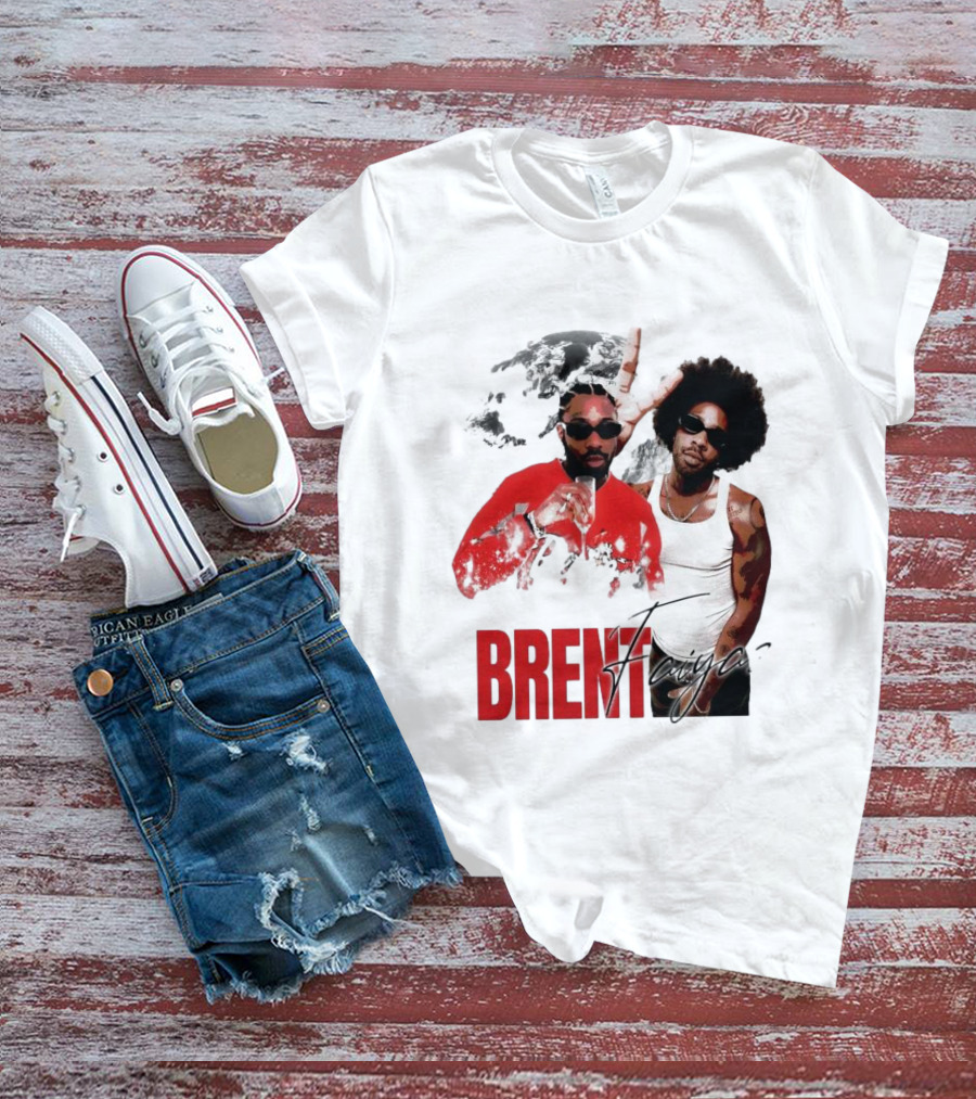 Brent Faiyaz Red Jacket And Tank Top T-Shirt