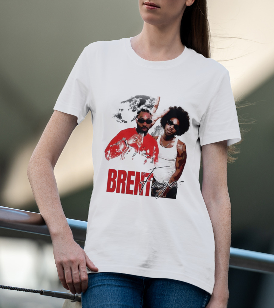 Brent Faiyaz Red Jacket And Tank Top T-Shirt