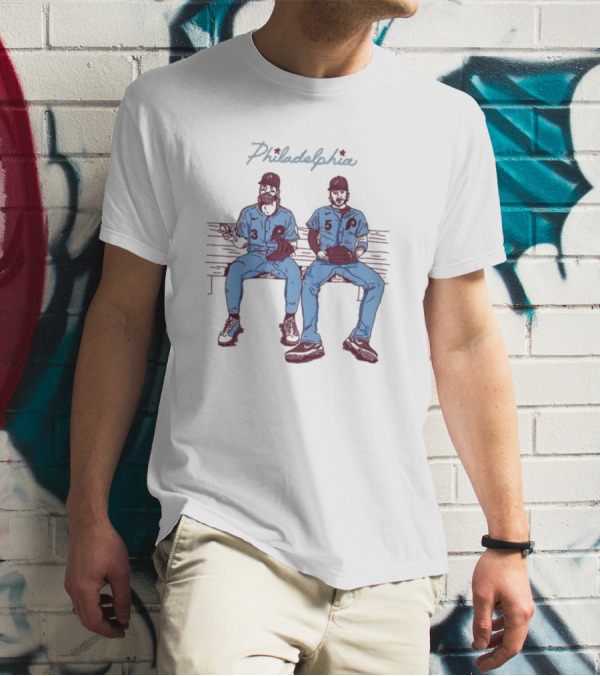 Philadelphia Bryce Harper Bryson Stott Baseball Duo T-Shirt