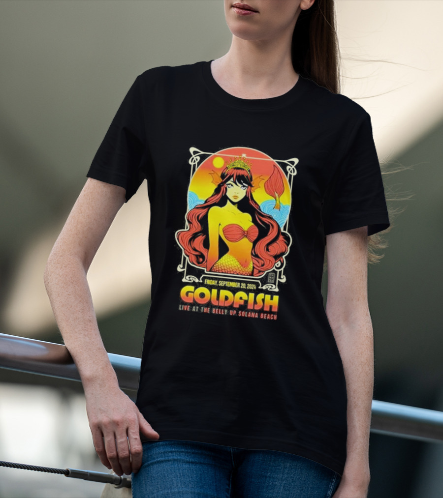 Goldfish Live At The Belly Up Solana Beach Friday September 20 T-Shirt