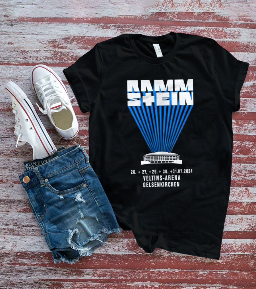 Rammstein Veltins-Arena Gelsenkirchen 26 27 29 30 31 07 T-Shirt