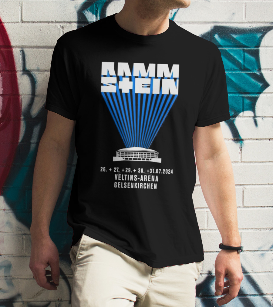 Rammstein Veltins-Arena Gelsenkirchen 26 27 29 30 31 07 T-Shirt