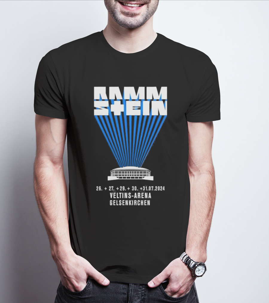 Rammstein Veltins-Arena Gelsenkirchen 26 27 29 30 31 07 T-Shirt