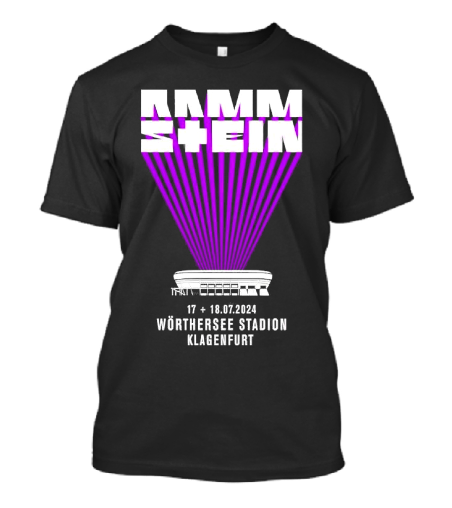 Rammstein 17 18 07 2024 Wörthersee Stadion Klagenfurt T-Shirt