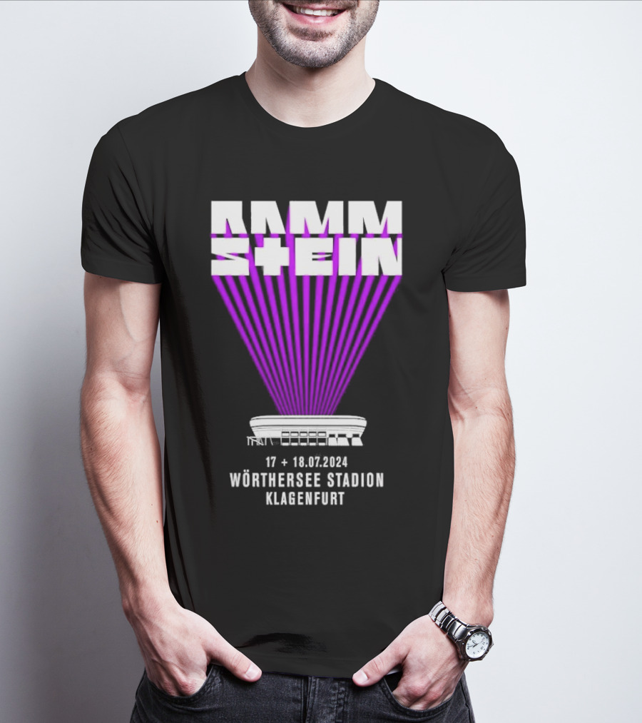 Rammstein 17 18 07 2024 Wörthersee Stadion Klagenfurt T-Shirt