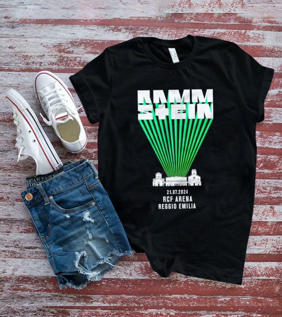Rammstein 21.07.2024 RCF Arena Reggio Emilia T-Shirt