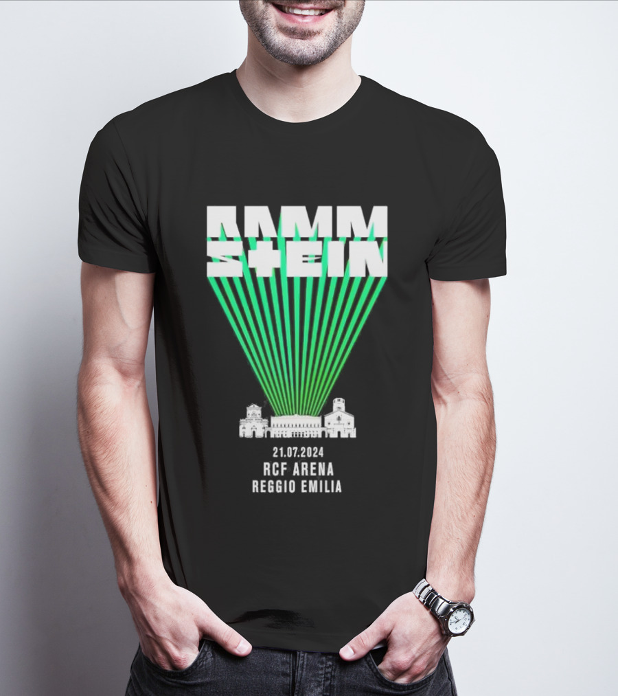 Rammstein 21.07.2024 RCF Arena Reggio Emilia T-Shirt