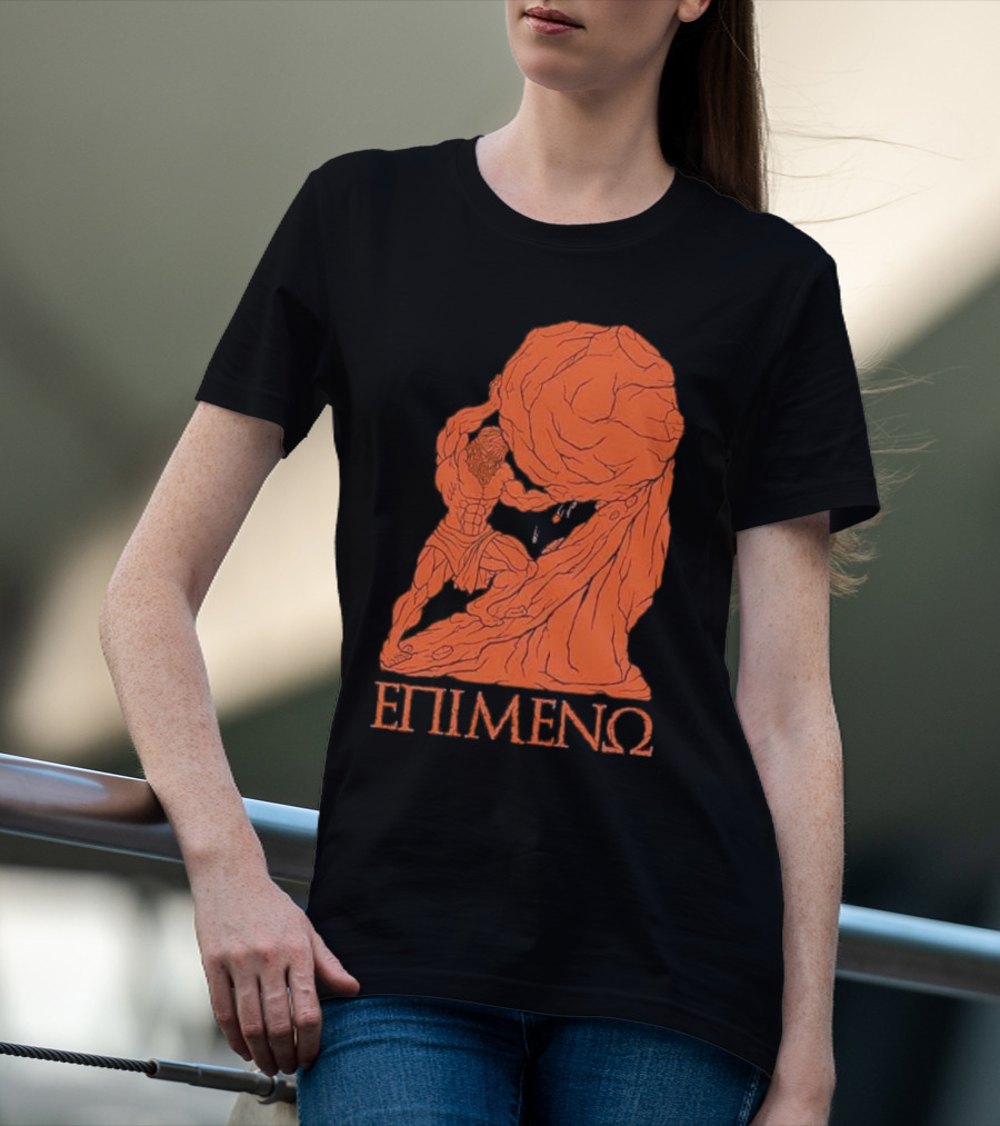 Raskolapparel Sisyphus Greek Mythology EPIMENΩ T-Shirt