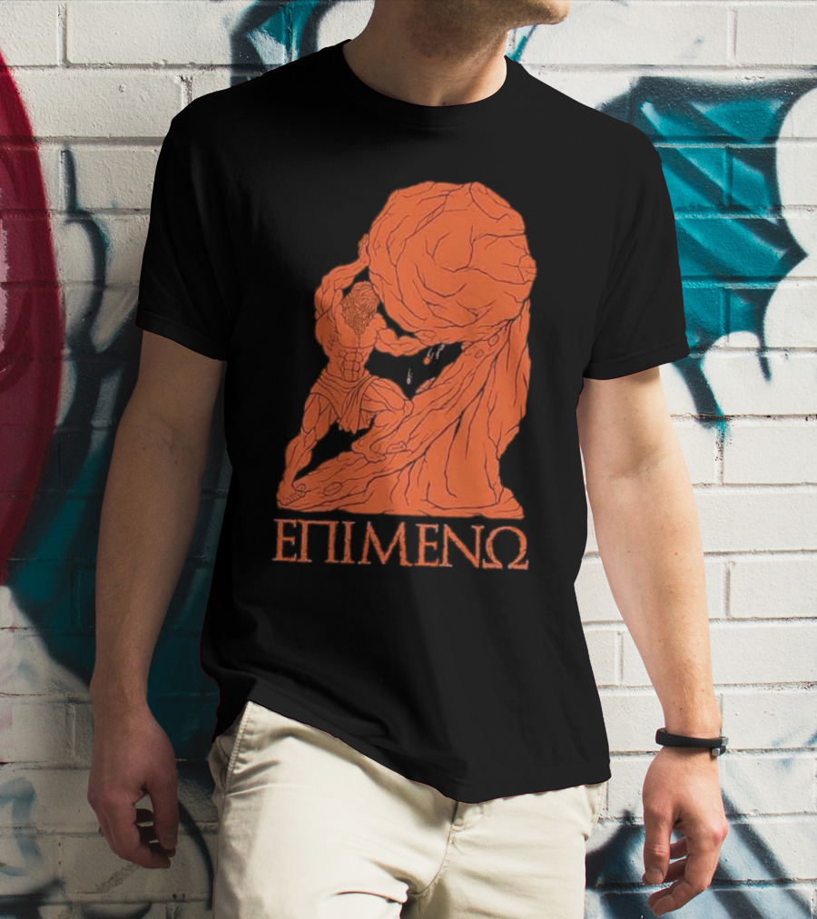 Raskolapparel Sisyphus Greek Mythology EPIMENΩ T-Shirt