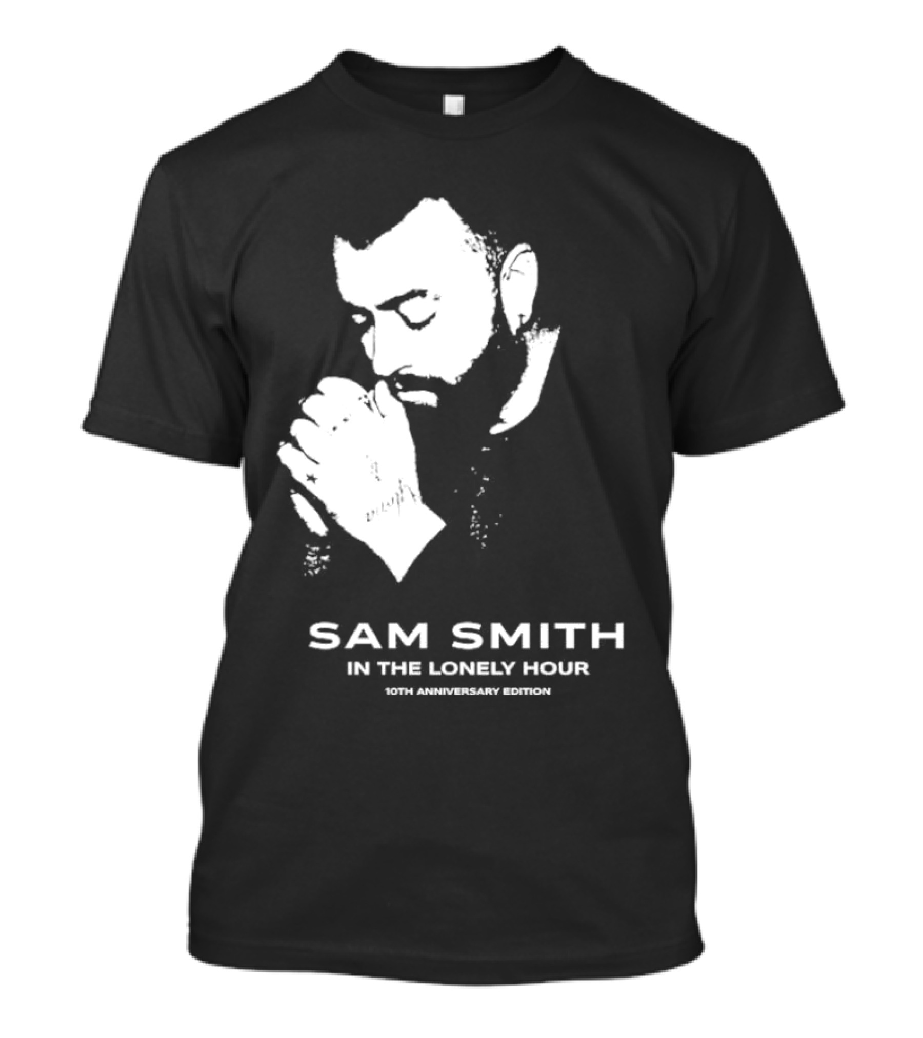 Sam Smith In The Lonely Hour 10th Anniversary Edition Monochrome T-Shirt