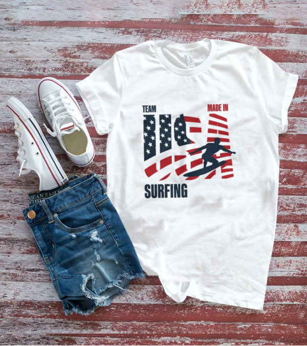 Team USA Surfing Made In Olympic T-Shirt
