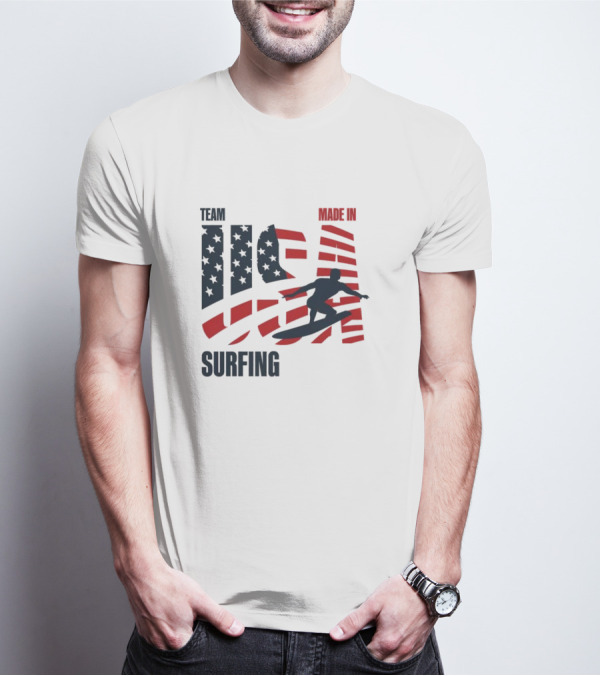 Team USA Surfing Made In Olympic T-Shirt