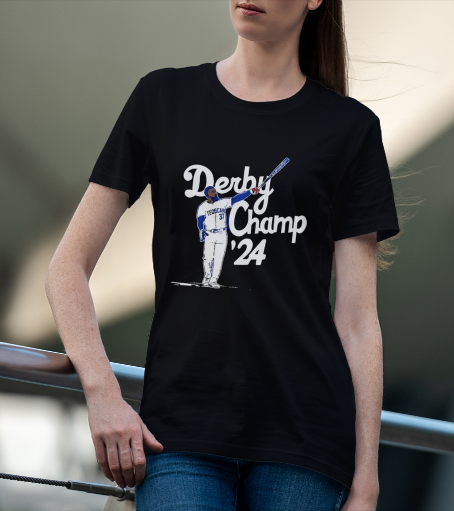 Teoscar Hernandez 37 Derby Champ '24 Baseball Player T-Shirt